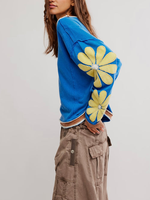 You're A Star Tee in Navy Combo