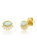 Twinkling Eye Studs