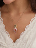 Light Bulb Shaker Slider Necklace