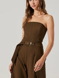 Bryony Jumpsuit in Brown