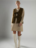 Tini Bit Vest in Olive Cord