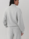 Davidson Sweat in Light Grey Marl