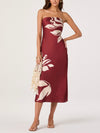 Annabeth Dress in Brown Floral
