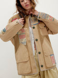 Garden Tamer Jacket in Brown Combo