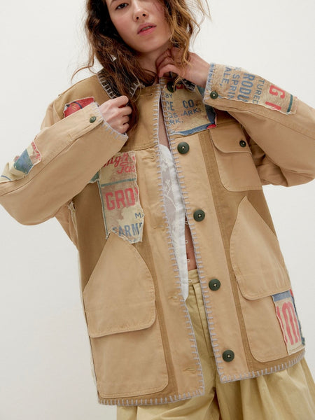 Garden Tamer Jacket in Brown Combo