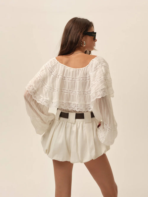 Horizon Blouse in White