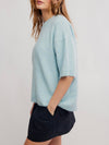 Margot Sweater Tee in Angel Falls Melange