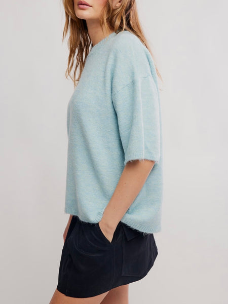 Margot Sweater Tee in Angel Falls Melange