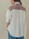 Pocket Full of Posies Top in White
