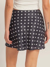 Do The Polka Mini Skirt in Black