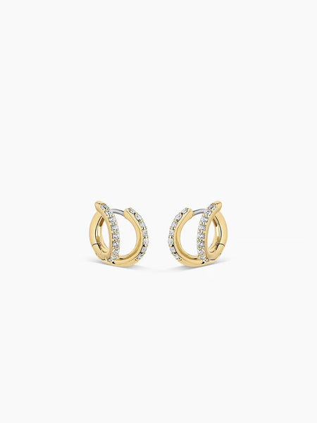 Charlie Hoops in Gold