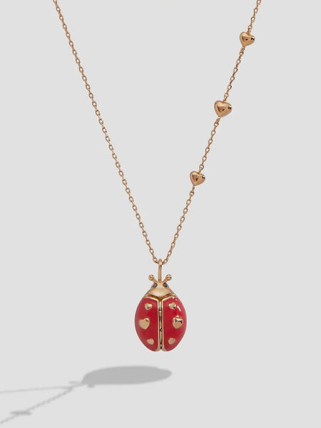 Make Your Own Luck Ladybug Locket Pendant