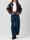 Grand Slam Jacket in Chocolate