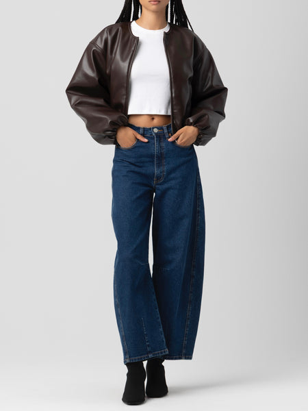 Grand Slam Jacket in Chocolate