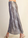Party Animal Metallic Skirt in Silver