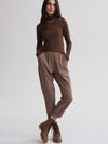 Oakland Turnup Taper Pant 25 in Taupe Stone