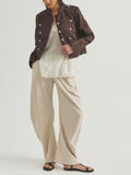 Ryland Band Jacket in Double Espresso