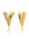 Abstract Heart Studs