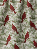 Winter Crimson Luxe Kitchen Towel