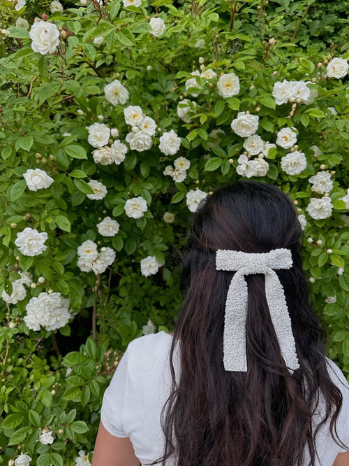 Pearly Swirly Hair Clip