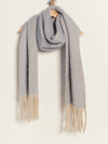 Winter Chill Blanket Scarf in Blue