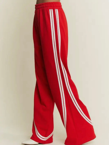 Lady Lux Layering Top in Red Racer