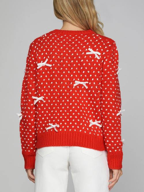 All A-bow-t It Sweater in Red