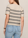 Gatewood Stripe Sweater in Light Oatmeal Heather
