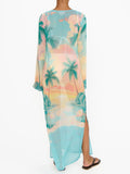 Staycation Coverup in Sunset Cove Chiffon