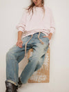 Palm Springs Pullover in Mauve Chalk