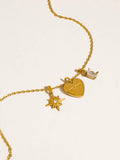 Gentilly MOM Heart Charm Necklace