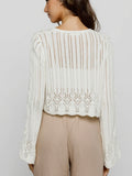 So Sweet Ribbon Cardi in Ivory