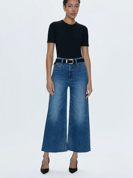 Lana Crop Jean in Palladium