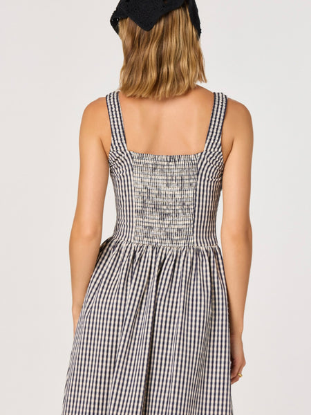 Temperance Dress in Black Gingham
