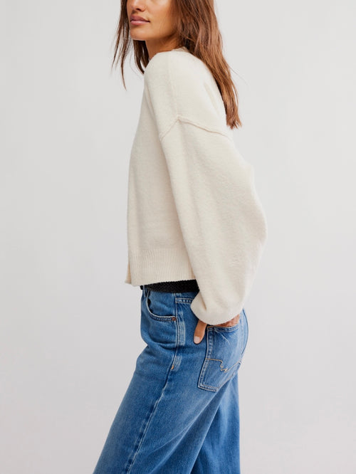 Cool of the Night Cardi in Ivory