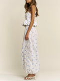 Claudia Embroidered Top in White