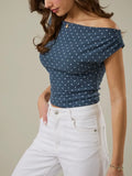 Show Me A Slouch Top in Indigo