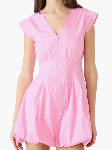 Gale Dress in Pink Taffy