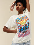 The Doors Waiting for the Sun Boyfriend Tee in Stone Vintage