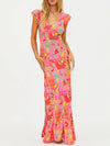 Elodie Dress in Passion Fruit