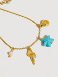 Davina Shell & Stars Charm Bracelet