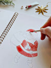 Christmas Watercolor Workbook