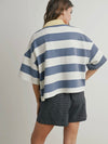 So Striped Polo Shirt in Blue