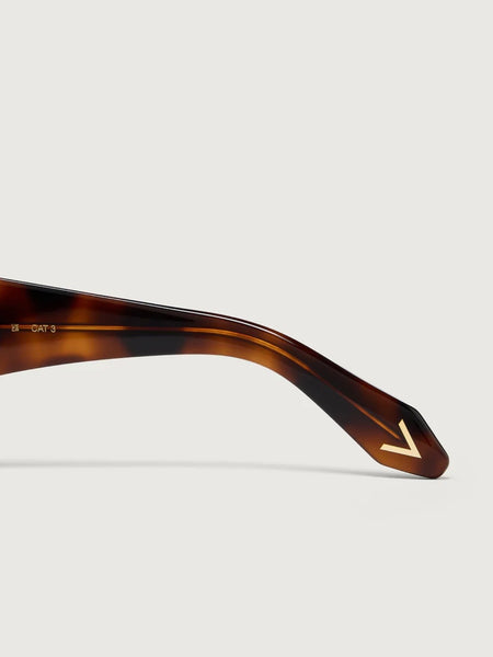 Bethnall Oval Sunglasses in Tortoise
