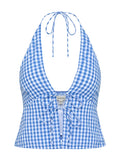 April Top in Morning Gingham