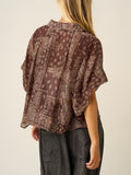 Let's Start A Bandana Top in Maroon