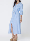 Catamaran Trip Maxi in Chambray & White