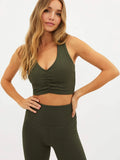 Mindy Top in Olive Cable