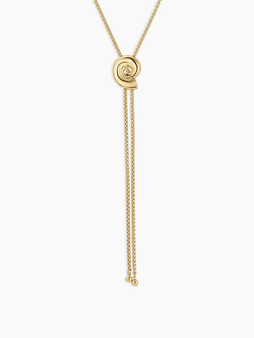 Nautilus Bolo Necklace