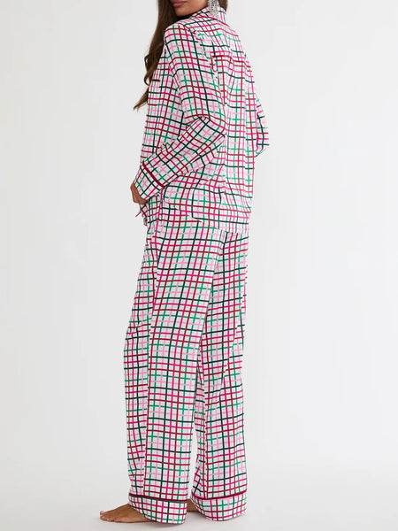 Livy & Connie PJ Set in Sprinkle Cookie Plaid